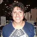 Artista de Linterna Verde, Ivan Reis en la convención de abril de 2008.
