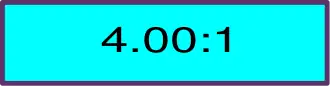 4.00∶1