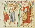 Ídem, en un manuscrito de finales del siglo XII.