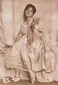 Dorrit Weixler en 1915 fotografiada por Karl Schenker