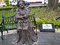 Estatua de Sara García en el parque López de Orizaba, en octubre de 2020.