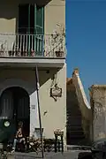 Ischia Ponte, escena en la que Ripley lleva la carta a Philip