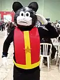 Un Cosplay de Norakuro en el Mangafest Sevilla, el 9 de Diciembre de 2023