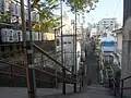 Escaleras del Santuario de Suga