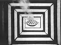 Una escena con humo real