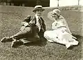 Con Harry Houdini en The Grim Game (1919)