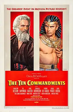 Los diez mandamientos (1956).